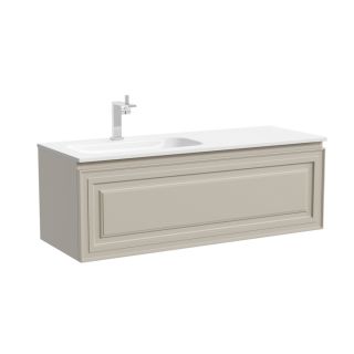 Тумба подвесная под раковину Sancos Very VR120LCE левая 120 см Beige Soft